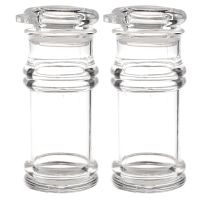 2X Clear Acrylic Soy Sauce Vinegar Olive Oil Bottle BBQ Dispenser Shaker 100Ml