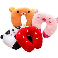 หมอนเด็ก Multi-Animals Design Plush Super Soft เด็ก Headrest คอ Protector ของเล่นสำหรับ0-4ปี YYT101