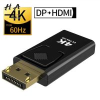 DP To HDMIสูงสุด4K 60Hzพอร์ตอะแดปเตอร์ชายหญิงConverterช่องแสดงผลไปยังหัวแปลงสัญญาณHDMIสำหรับPC TVโปรเจคเตอร์