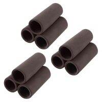 9 Pcs Brown Ceramic Shelters - Shrimp Habitat, Breeding Tube, Hiding Cave