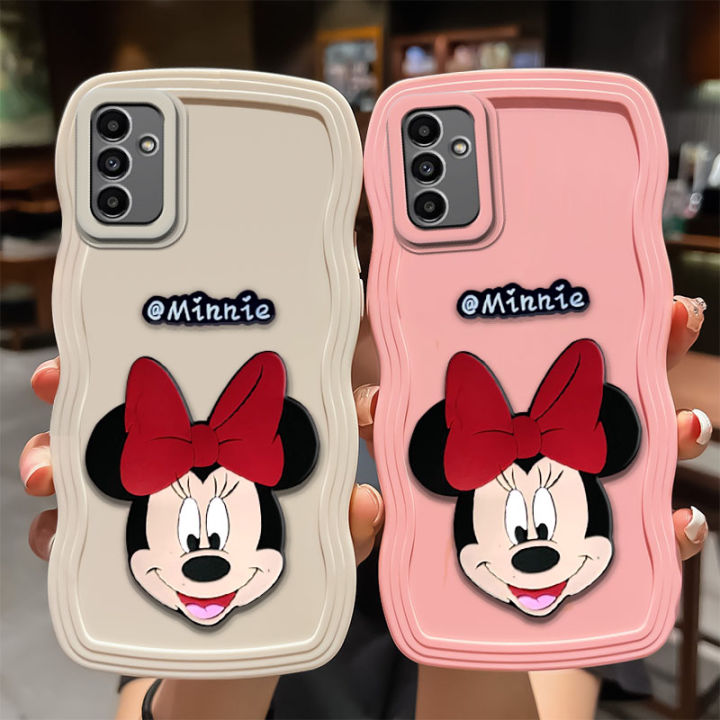 jiefie-เคสโทรศัพท์มินนี่น่ารักสำหรับ-samsung-galaxy-a03-a04s-a13-a14-a20-a30-a20s-a33-a34-a53-a54-a03s-a04-ขอบคลื่นนุ่มเคส-iphone-ปกป้องกล้อง-tpu