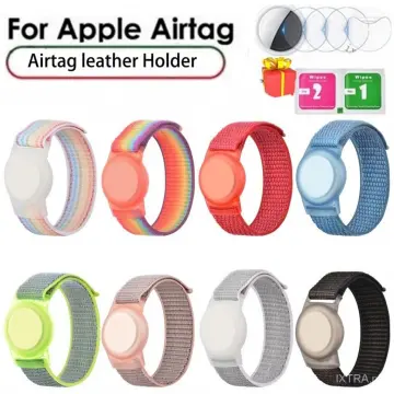 2PACK Holder for Apple Airtag, Air Tag DIY Cute Toddler Hidden Adjustable  Watch Band Anti-Lost Waterproof Silicone Case