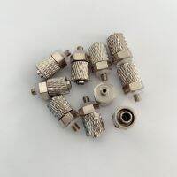 5pcs Miniature Pneumatic Connector Straight Thread Connector M3 M4 M5 M6-trachea 3 Mm 4 Mm 6 Mm Quick Installation Pipe Fittings Accessories