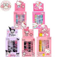 Sanrio 12-144ชิ้นการ์ตูนสร้างสรรค์ปากกาเจลลบได้ My Melody Kuromi 0.38สีดำนักเรียนปากกาลายเซ็นเครื่องเขียนของขวัญโรงเรียน