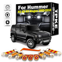 TPKE LED ภายในแผนที่โดมชุดไฟสำหรับ Hummer H1 H2 H3 1992 2002 2003 2004 2005 2006 2007 2008 2009 2010รถ Led โคมไฟ Canbus