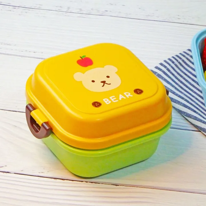 UG Lunch Food Box Children Snack Box Layers Lunchbox Portable Microwave