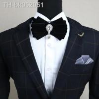 ❐☑ Handmade Bow Tie High-grade Mens Business Banquet Wedding Host Groom Suit Shirt Jewelry Gifts Velvet Bowtie