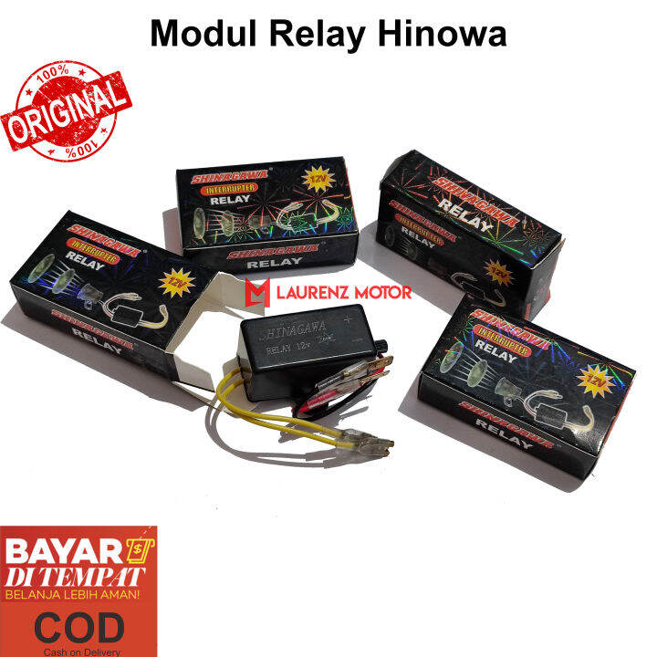 Relay Klakson Motor Mobil 12V Hinowa Modul Suara Putus Putus