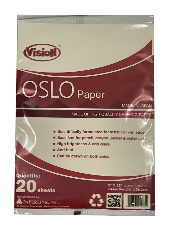 Oslo Paper 9 X 12 Pack Of 20 Sheets 126gsm Lazada Ph