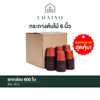 กระถางต้นไม้ 6 นิ้ว ยกกล่อง 600 ใบ  POT 150 mm 600 pcs/box