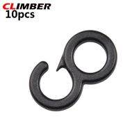 CLIMBER 10ชิ้น/เซ็ตตะขอเกี่ยวท้ายสำหรับตั้งแคมป์กลางแจ้งน้ำหนักเบาหลังคาพลาสติกผ้าใบกันน้ำแบบเกี่ยว