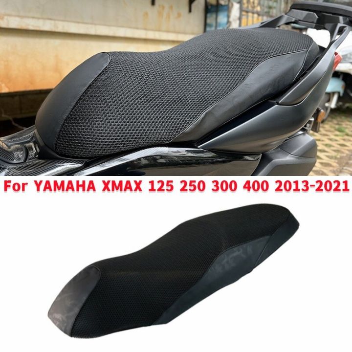 bantal-kursi-ฝาแบบตาข่ายเบาะกันแดดดัดแปลงเบาะรถจักรยานยนต์สำหรับ-yamaha-xmax-125-250-300-400-2013-2021