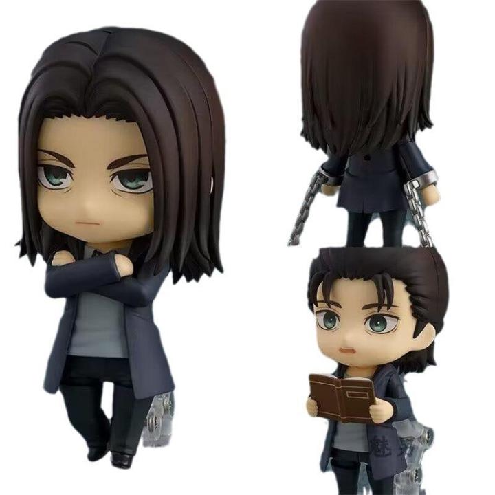 ของเล่นเด็กในตลาด10cm-ผ่าพิภพไททันโจมตี-eren-jaeger-เยเกอร์เกียรติภาคจบอนิเมะตุ๊กตาขยับแขนขาได้ตุ๊กตาของเล่นของขวัญคริสต์มาส