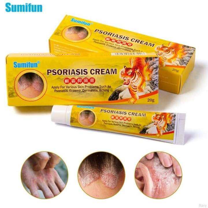 Original Sumifun Psoriasis Cream Bacteriostasis Eczema Dermatitis Anti Inflammatory Pruritus 4032