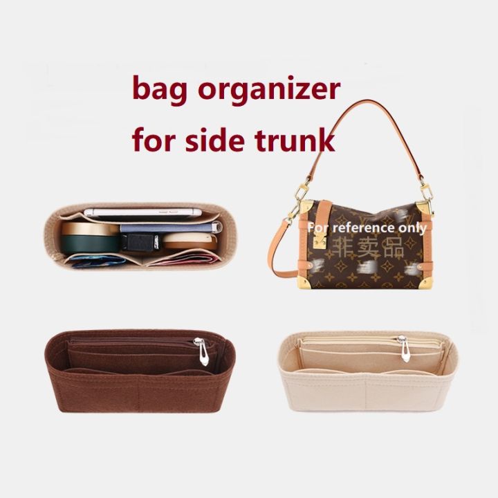 bag organizer insert fit for lv on the go tote on the go bag in bag  organiser compartment storage zipper inner bag