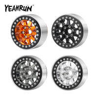 YEAHRUN 124Pcs Aluminum Alloy 1.9inch Beadlock Wheel Rims Hubs for Axial SCX10 D90 CC01 TRX4 110 RC Crawler Car Parts