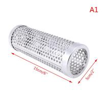 BBQ Stainless Steel Perforated Mesh Smoker Tube Filter Hot Cold Smoking