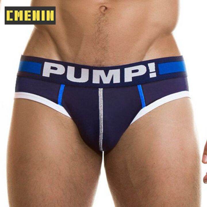 cmenin-official-store-brief-for-men-1-pieces-pumpสั้นสำหรับผู้ชาย-1-ชิ้น-pump-เอวต่ำผ้าไหมน้ำแข็งชุดชั้นในเซ็กซี่ผู้ชายกางเกงจ็อกสแตรปเอวต่ำผู้ชายกางเกงบิกินี่ชายกางเกง-splice-บุรุษชั้นใน-h69