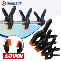 iho◄  2/3 Inch Woodworking Fixed Clip Hand Tools Clamp Hard Grip Ratchet Release Squeeze DIYhand