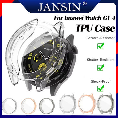 for Huawei Watch GT 4 46mm 43mm ใหม่กันกระแทกนาฬิกาอุปกรณ์เสริมสำหรับนาฬิกา Huawei Watch GT3 Pro GT 2 46มม.TPU เคสฝาครอบกันชนหน้าจอป้องกัน