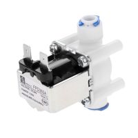 1Pc Electric Water Valve 24V DC Water Solenoid Valve 1/4" Hose Connector for RO Reverse Osmosis System Water Purifier Controller Valves