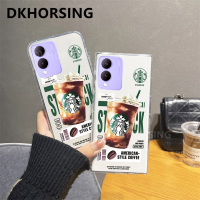 DKHORSING เคสใส่โทรศัพท์สำหรับ VIVO ลายเค้กกาแฟ Y17S เคสมือถือใส Y17s Vivo VIVOY17S ฝาหลังกันกระแทก