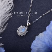 【cc】❂∋  ITSMOS Pendant Necklace MoonLight for Dainty Jewelry