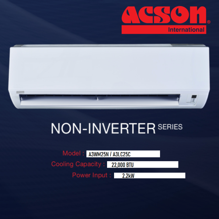 acson 3hp wall mounted