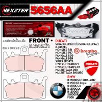 5656AA NEXZTER ผ้าเบรคหน้า BMW R1200GS,R,LC(14-17),S1000XR / DUCATI SCRAMBLER (ยกเว้น 62),MONSTER 821/797,HYPERMOTARD821/939,PANIGALE899/959,MULTISTRADA 950,MULTISTRADA ENDURO,XDIAVEL,SUPER SPORTS เบรค ผ้าเบรค เบรก