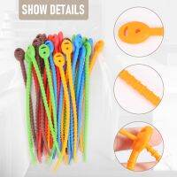 Silicone ,Durable Zip Ties, Bag Seal Clips, , Bread Ties, Rubber Twist Ties for Home Office