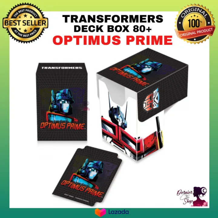ULTRA PRO TRANSFORMERS DECK BOX OPTIMUS PRIME (FITS 80+ CARDS) FOR MAGIC THE GATHERING •MTG