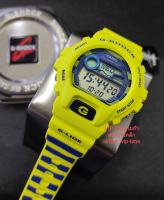 นาฬิกา CASIO G-SHOCK รุ่น GLX-6900SS-9DR สีเหลืองสะท้อนแสง กดไฟขึ้นรูปงูทะเล รับประกันศูนย์ CMG 1 ปี