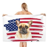 【Bathroom sale】 American Bulldog With Us Flag In As Background Bulldog Lover SoftBath ShowerBackground America American