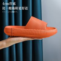 ✠☍ ✨READY STOCK✨ New Slippers Female Non-slip Couple Thick Bottom Soft Mens Sandals and for Wear