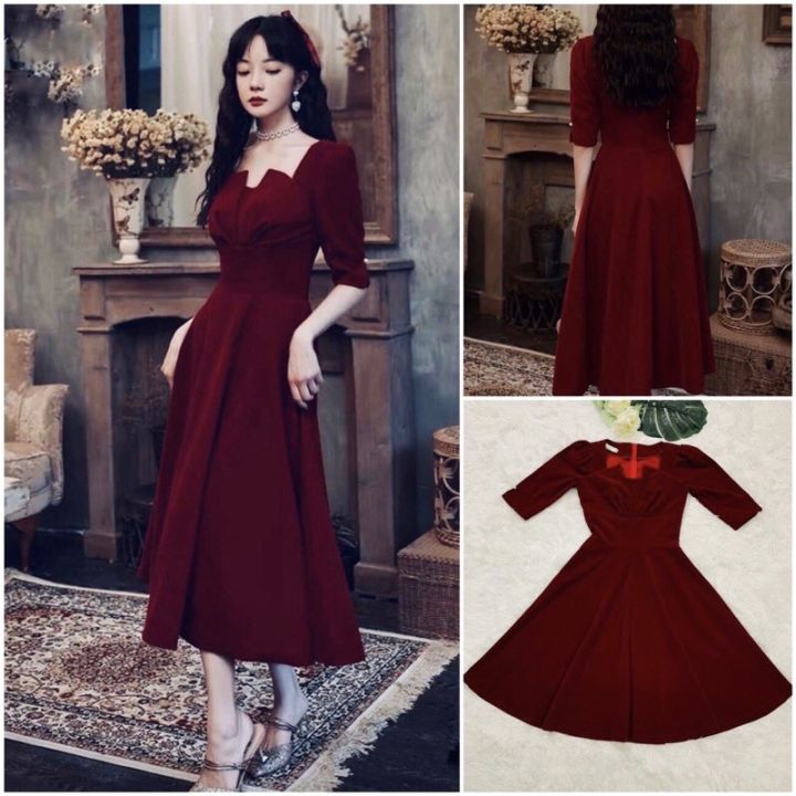 Gợi ý tuyển tập váy đỏ tuyệt xinh giúp bạn gái nổi bần bật trong mùa xuân