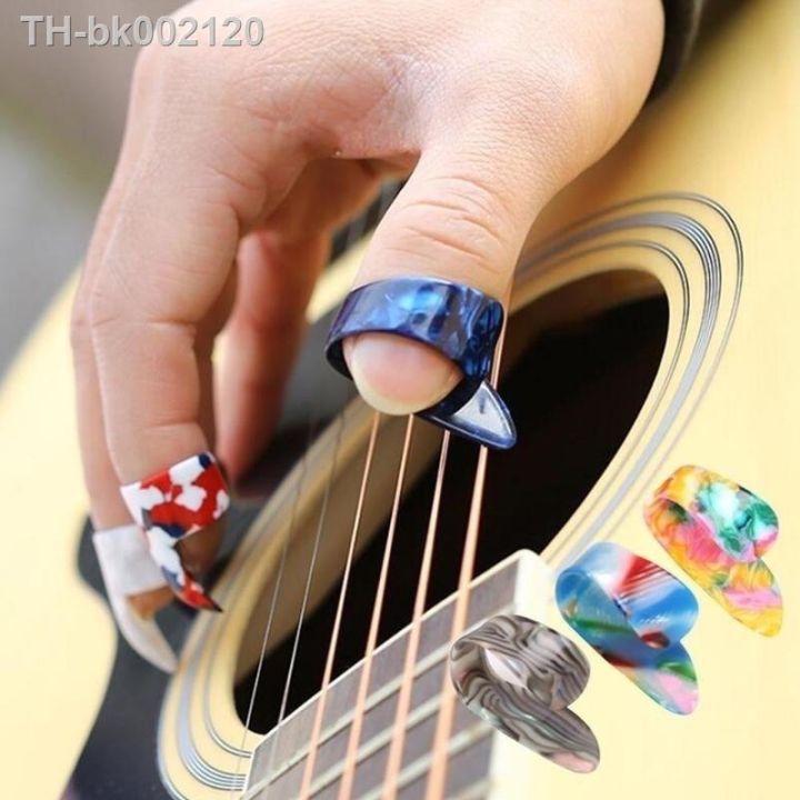 4pc-set-guitar-part-finger-picks-guitar-picks-pickup-guitar-bass-fingerstyle-thumb-plectrums-pick-plectrum-guitar-strap-accessor