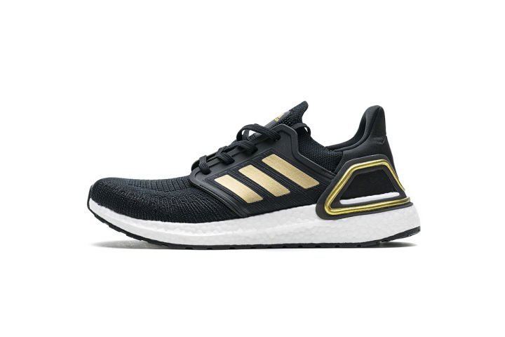 Giày Chạy Bộ Adidas Ultra Boost 20 Black Gold Với Thiết Kế Đẹp , Lên Chân  Nhẹ Êm | Lazada.Vn