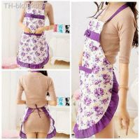 ❦✢⊙ Woman Bowknot Flower Pattern Apron Adult Bibs Home Cooking Baking Coffee Shop Cleaning Sleeveles Aprons Kitchen Accessories