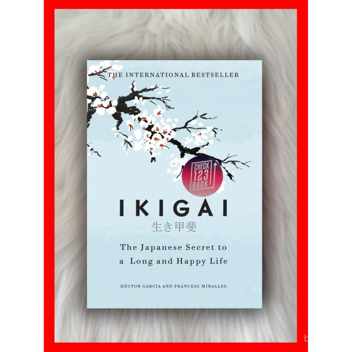 Ikigai by Hector García and Francesc Miralles in English Book Paper A Size for Self Help