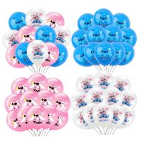 【DT】hot！ 12Pcs Lilo   Balloons 12Inch Set Baby Shower Boy Birthday Decorations Kids