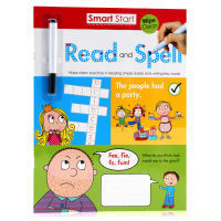 Smart start wipe clean workbook read and spell reading and spelling English original picture book childrens Enlightenment English learning exercise book