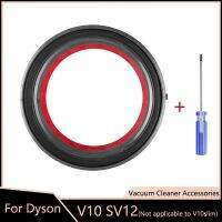 ฝาปิดฐานกันฝุ่นสำหรับ Dyson V10ชิ้นส่วนเครื่องดูดฝุ่นที่จับกันฝุ่นด้านล่างฝาปิดหีบสมบัติจิ๋วหมวกครอบทรงถังซีลด้านบน