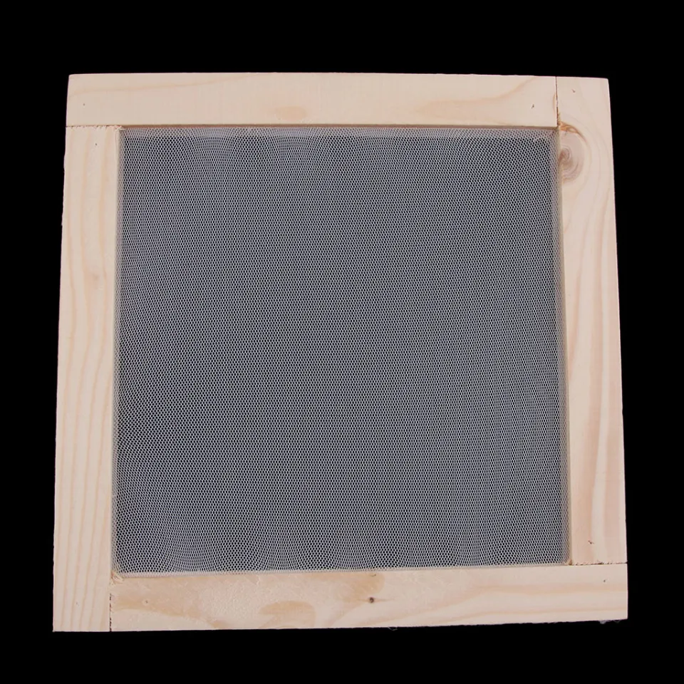 Ancient Paper Making Method Wooden Paper Making Crafting Papermaking Mould  Frame Screen for DIY Handcrafts Supplies