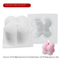 Single Magic Ball Mousse Cake Moule Silicone Mold Diy With Magic Cube Aromatherapy Candle Molds Mold Food Grade Handmade