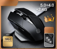 Inphic [3in1] Bluetooth 5.0 Mouse Type cเมาส์ไร้สาย ปิดเสียง A1 เมาส์บลูทู ธ เมาส์ไร้สาย Wireless + Bluetooth 5.0 แบตเยอะ gaming Mouse เกมเมาส์เงียบ