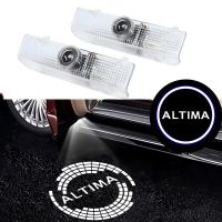 Altima ไฟ LED โปรเจคเตอร์ติดประตูรถ2ชิ้นสำหรับประตูรถ,ไฟโลโก้ไฟ LED สำหรับ Nissan Altima Teana ไททันเควสซีดาน