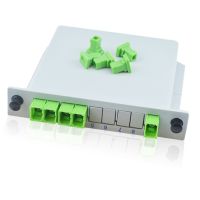 Cassette Insertion Type Fiber Optic Splitter Box 1x4 SC/APC