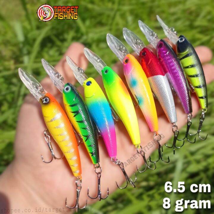 Minnow Casting Muara Lidah Panjang 9cm 8gram Umpan Casting Hampala
