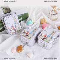 beigao78794721 White Rabbit toffee Tin สามารถเก็บกระเป๋าเดินทางขนาดเล็กสามารถกล่องของขวัญขนมโลหะดีบุก