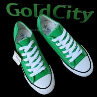 GoldCity-1207  สีเขียว พื้นนุ่ม ใส่ทน ใส่ดี มีsize 35-45